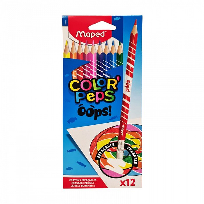 Карандаши цветные Maped Color'Peps Oops!, 12 цветов